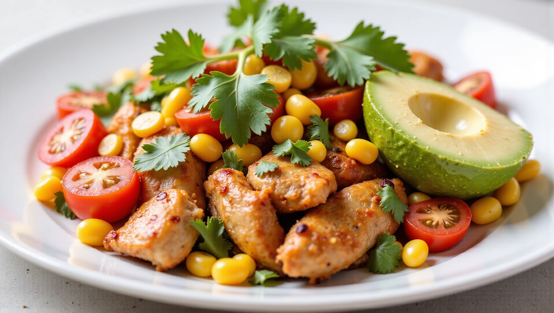 Platillo mexicano saludable y vibrante