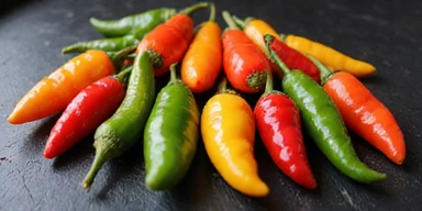 Variedad de chiles mexicanos