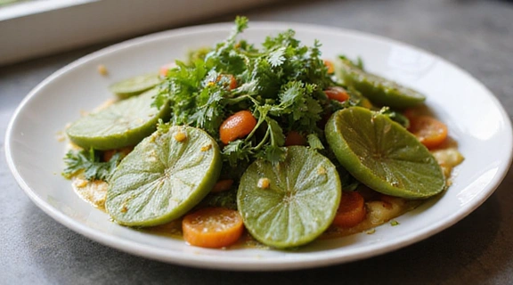 Imagen de un plato de nopales con verduras